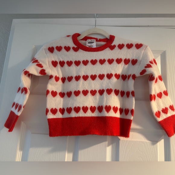 Lily & Dan Other - Lily & Dan Toddler Valentine's Day Sweater - Red and White